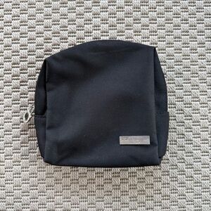 Salvatore Ferragamo alitalia magnifica black cosmetic bag / clutch